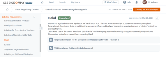 Halal Labeling Requirements in the USA