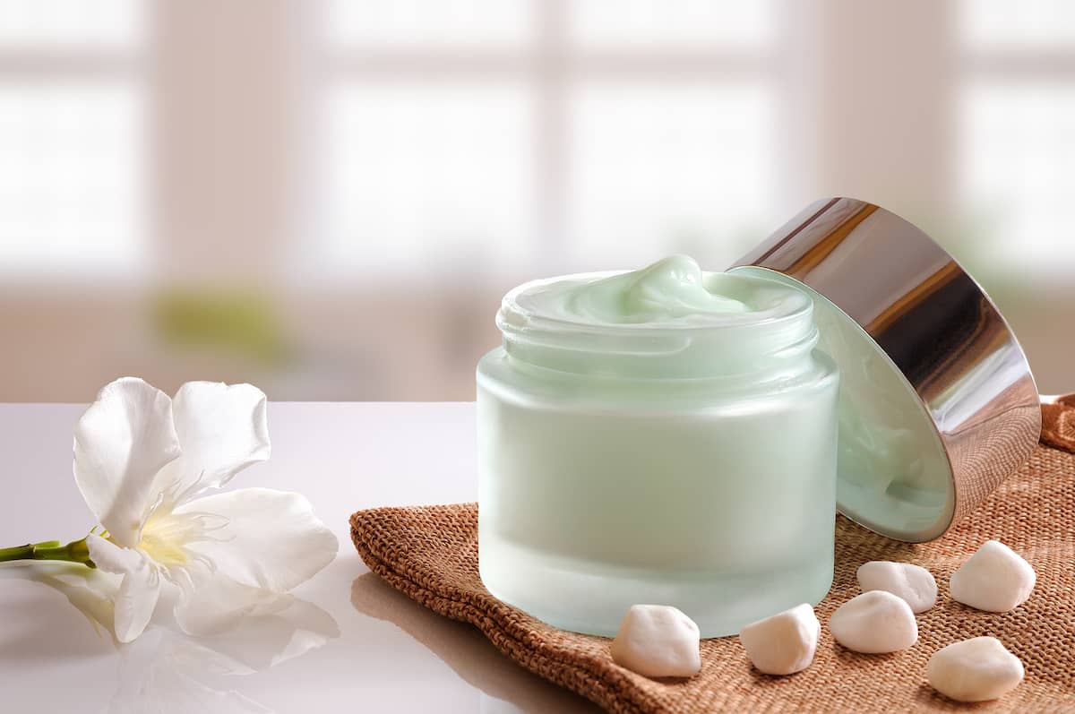 cosmetic container cream