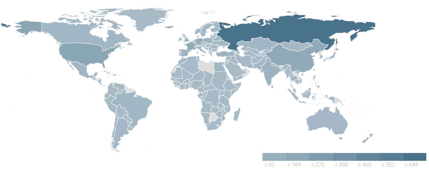 Food Safety Incidents March by Country