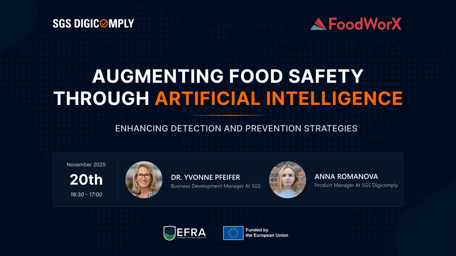 SGS Digicomply to Present at FoodWorX 2025