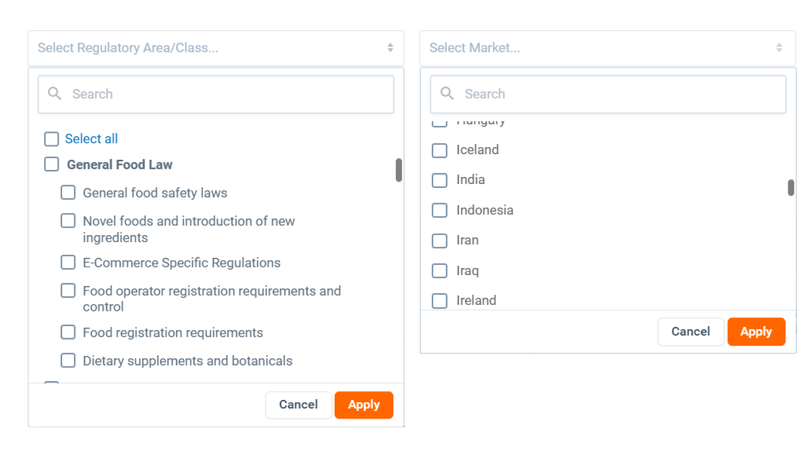 Reg agenda - Feature 2