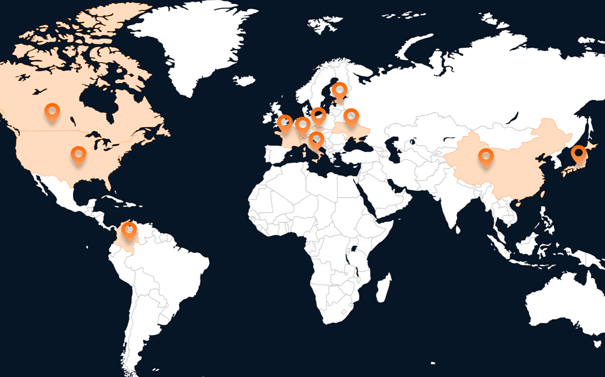 SGS Digicomply Team map