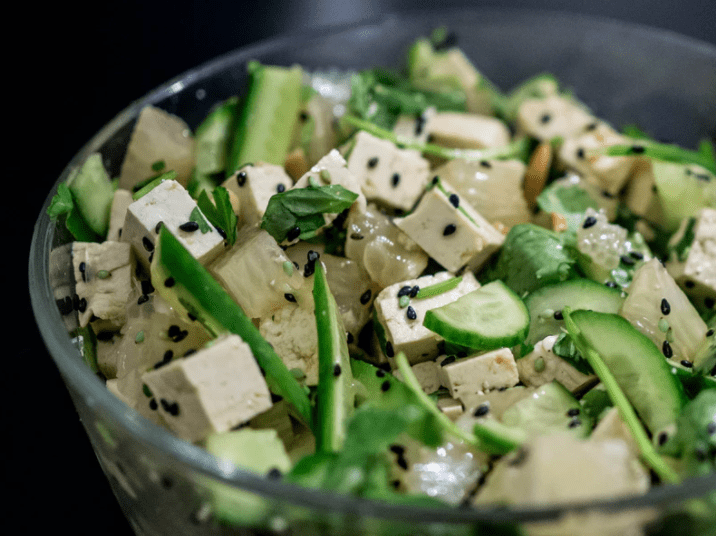 soy tofu plate